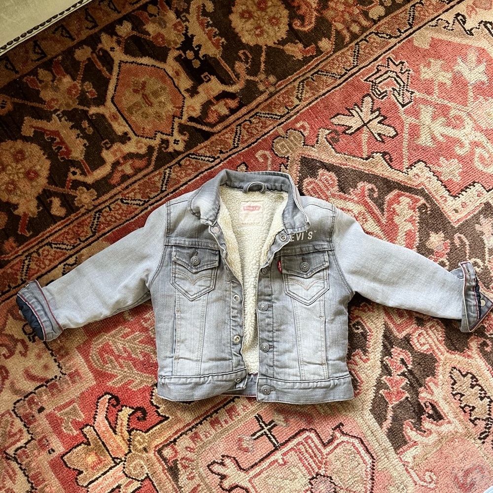 Levi’s shearling lined jean jacket